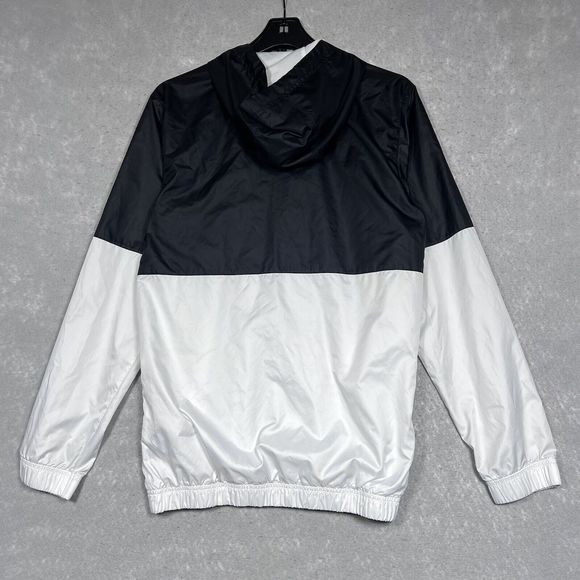 Adidas Axis Windbreaker Jacket Men’s Sz Small Full Zip Hooded FT2716 Color-block - Picture 8 of 16